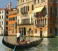 Gondola ride in Venice Gondola ride in Venice